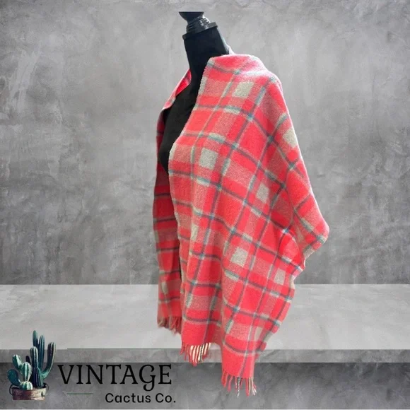 GORGEOUS JCREW PLAID WOOL SCARF w/TASSELS 🧣 - Picture 4 of 8